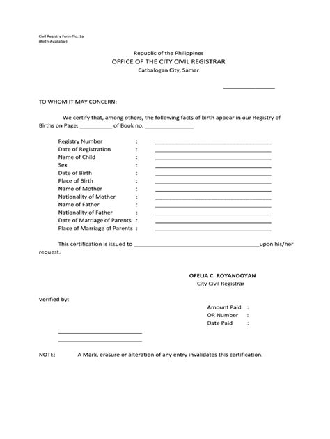 Requesting for a Civil Registry Document .